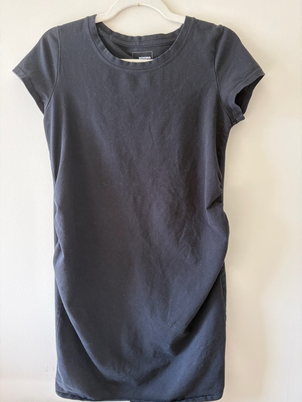 Sonoma Black Maternity Crewneck Tee
